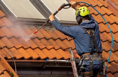 Démoussage et hydrofuge de toiture à Tresserre